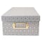DCWV® Gray & Rose Gold Photo Box with Bookplate